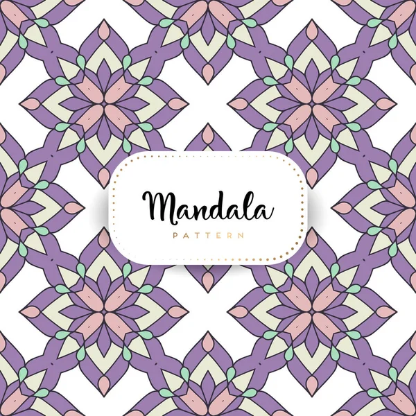Bakgrunn Fra Luksusdesign Mandala Fargevektor – stockvektor