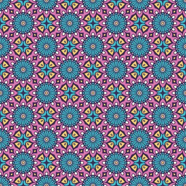 Vintage çiçek seamless modeli. vektör. çiçek ile sorunsuz bir doku. sonsuz çiçek desenli.