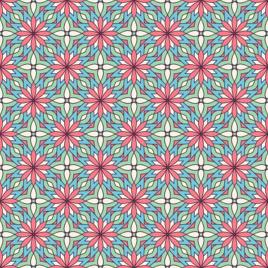 Vintage çiçek seamless modeli. vektör. çiçek ile sorunsuz bir doku. sonsuz çiçek desenli.