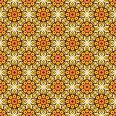 Vintage çiçek seamless modeli. vektör. çiçek ile sorunsuz bir doku. sonsuz çiçek desenli.