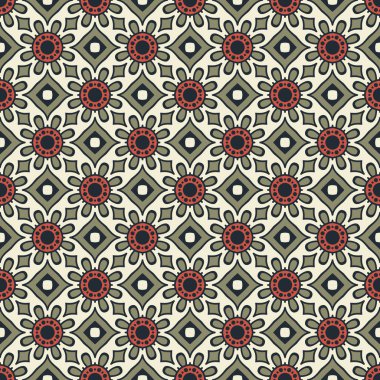 Vintage çiçek seamless modeli. vektör. çiçek ile sorunsuz bir doku. sonsuz çiçek desenli.