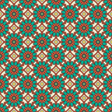 Vintage çiçek seamless modeli. vektör. çiçek ile sorunsuz bir doku. sonsuz çiçek desenli.