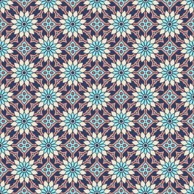 Vintage çiçek seamless modeli. vektör. çiçek ile sorunsuz bir doku. sonsuz çiçek desenli.