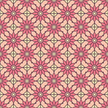 Vintage çiçek seamless modeli. vektör. çiçek ile sorunsuz bir doku. sonsuz çiçek desenli.