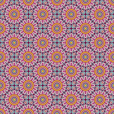 Vintage çiçek seamless modeli. vektör. çiçek ile sorunsuz bir doku. sonsuz çiçek desenli.