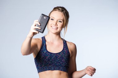 Kadın fitness modeli