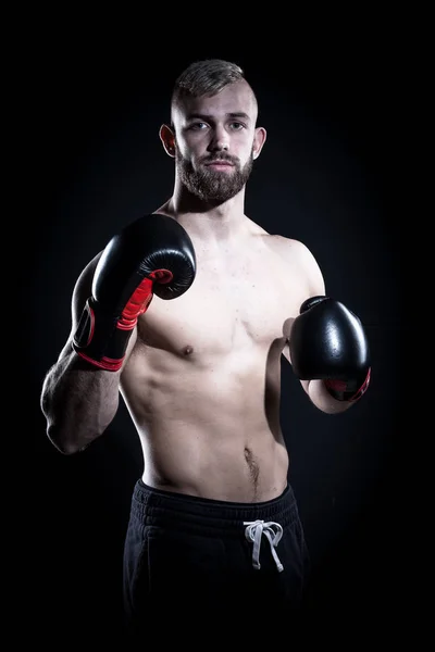 Boxeador atleta masculino — Foto de Stock