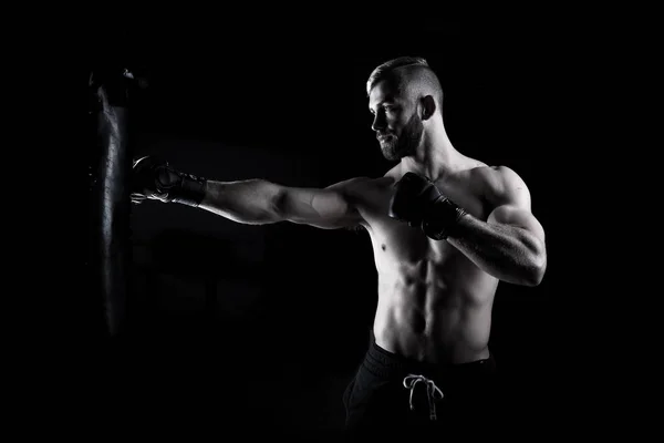 Boxeador atleta masculino — Foto de Stock