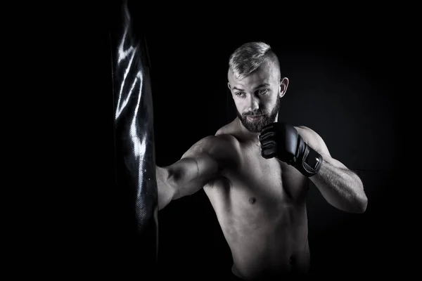 Boxeador atleta masculino — Foto de Stock