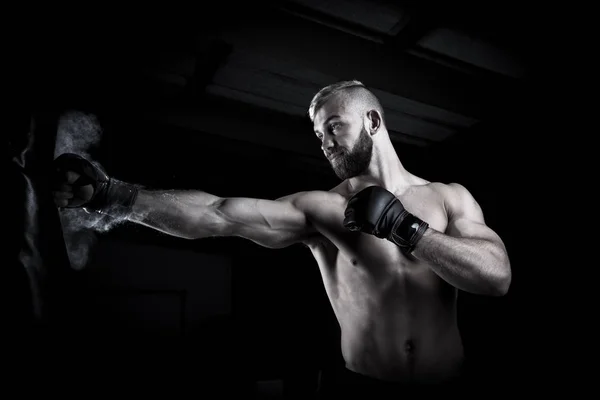 Muž sportovec boxer — Stock fotografie