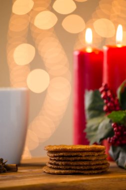 Güzel Noel kurabiyeleri görüntüsünü yakından