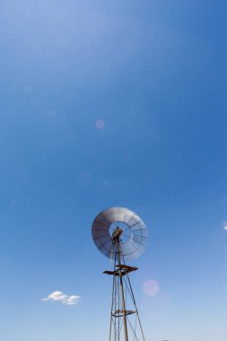 Bıçaklar iplik ile windwill