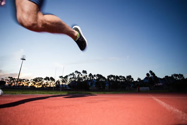 Atleta velocista maschile — Foto Stock