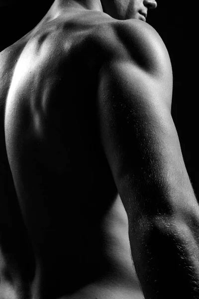 男性フィットネス モデル示す筋肉 — ストック写真