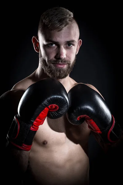 Boxeador atleta masculino — Foto de Stock