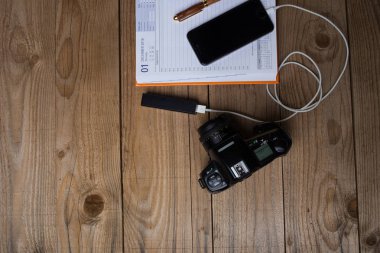 Office araçların geniş açılı görünüş 