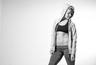 Güzel kadın fitness modeli 