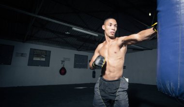 Erkek atlet boxer 