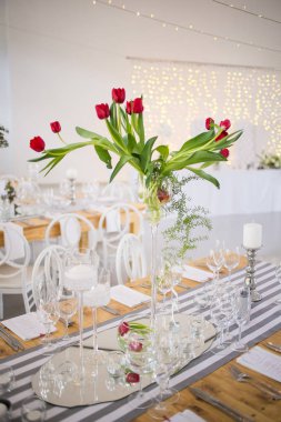 Çarpıcı düğün dekorasyonu 