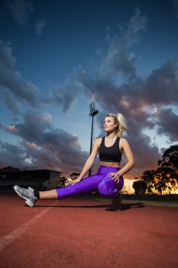  kadın sprinter atlet