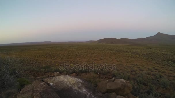 Vista sobre Kalahari na África Austral , — Vídeo de Stock