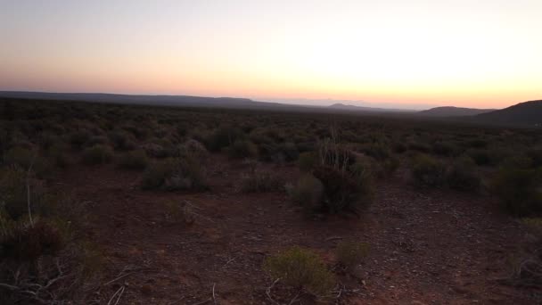 L'alba irrompe sul Karoo — Video Stock