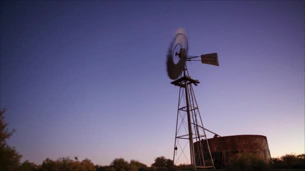 Static timelapse of the night sky — Stock Video