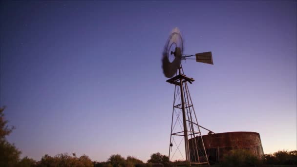 Statické timelapse noční oblohy — Stock video