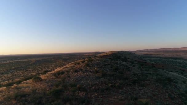 Vista sobre Kalahari na África Austral , — Vídeo de Stock