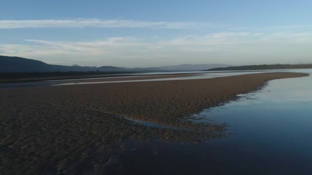 Estuario de uilenkraalsmond en Gansbaai — Vídeo de stock