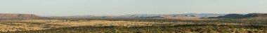 views of the scenic Kalahari region clipart