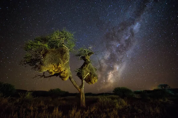 Hořící Mléčné dráhy — Stock fotografie