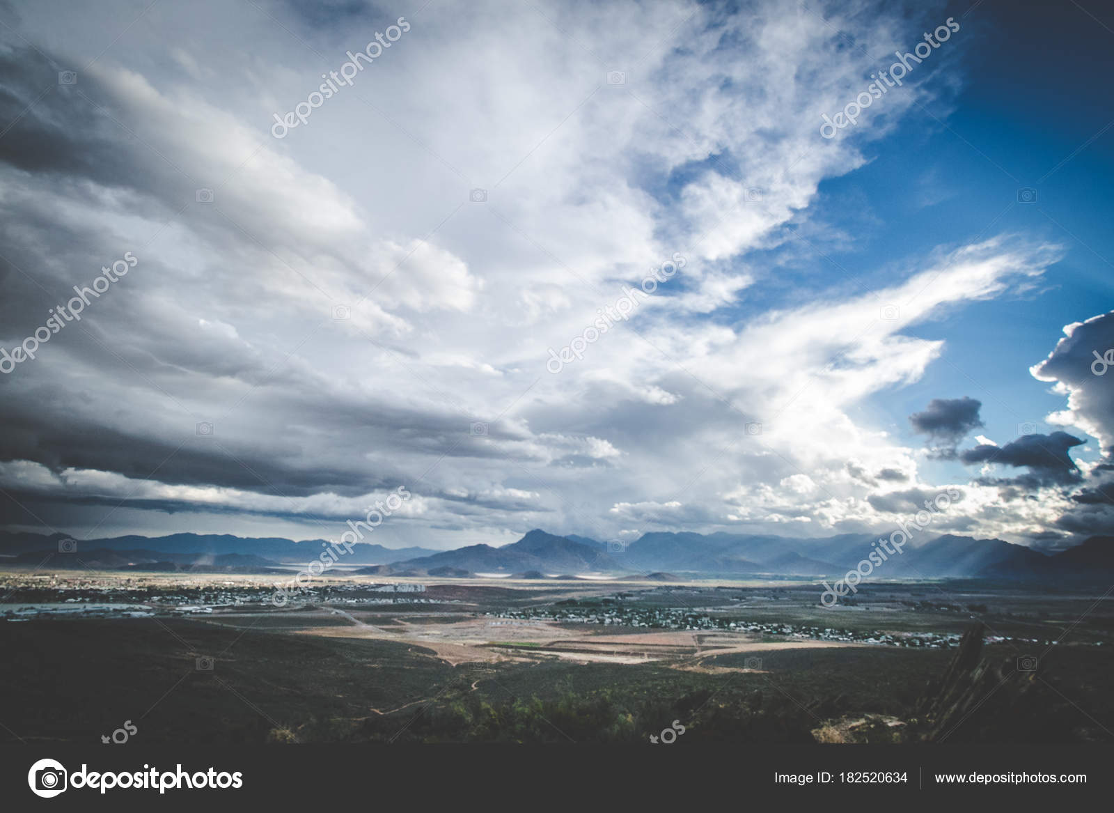 Thunder Storm With Epic Storm Clouds Stock Photo C Dewald Dewaldkirsten