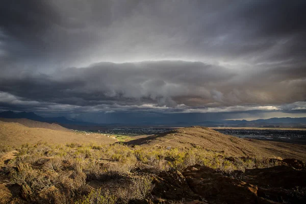 Thunder storm with epic storm clouds