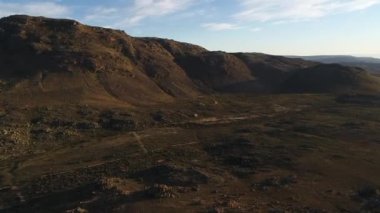 Hava rocky Dağları görünümünde günbatımı zamanı