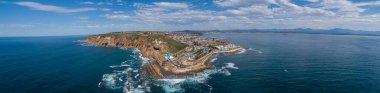 Güney Afrika 'nın Bahçe Yolu' ndaki büyüleyici tatil kasabası Mosselbay 'ın panoramik manzarası