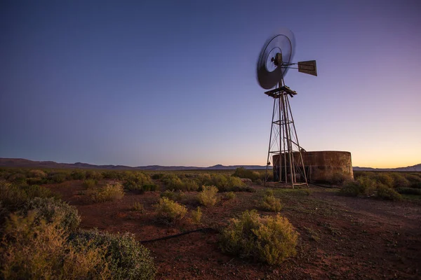 Nahaufnahme Einer Windpomp Windmühle Der Karoo Westkap Südafrikas — Stockfoto