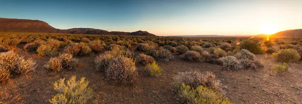 Weitwinkelblicke Über Die Ebenen Der Tankwa Karoo Der Provinz Nordkap — Stockfoto