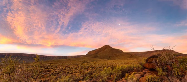 Wide Angle Views Plains Tankwa Karoo Northern Cape Province South — Stock Photo, Image