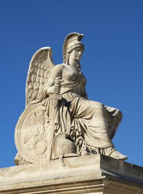 Fransız Victorieuse heykeli Antoine-Francois Gerard 'dan Place du Atlıkarınca, Paris, Fransa