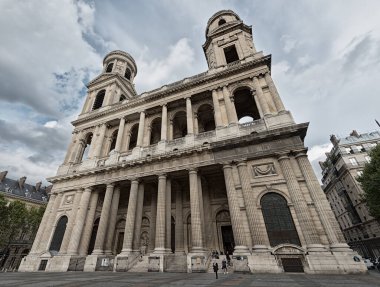 Saint-Sulpice Kilisesi, Paris, Fransa, Eylül 2019