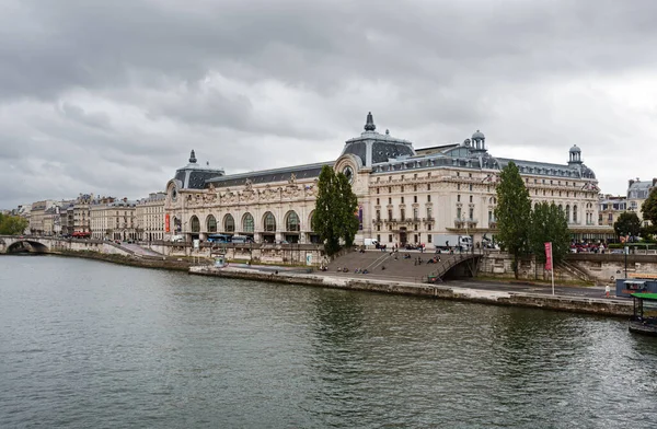 Rio Sena Muse Orsay Paris França Setembro 2019 — Fotografia de Stock