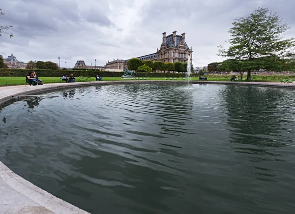 Tuileries Grdens Louvre Paris Fransa Eylül 2019 — Stok fotoğraf