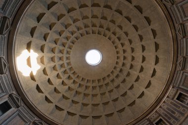 Roma, İtalya 'da Pantheon Kubbesi