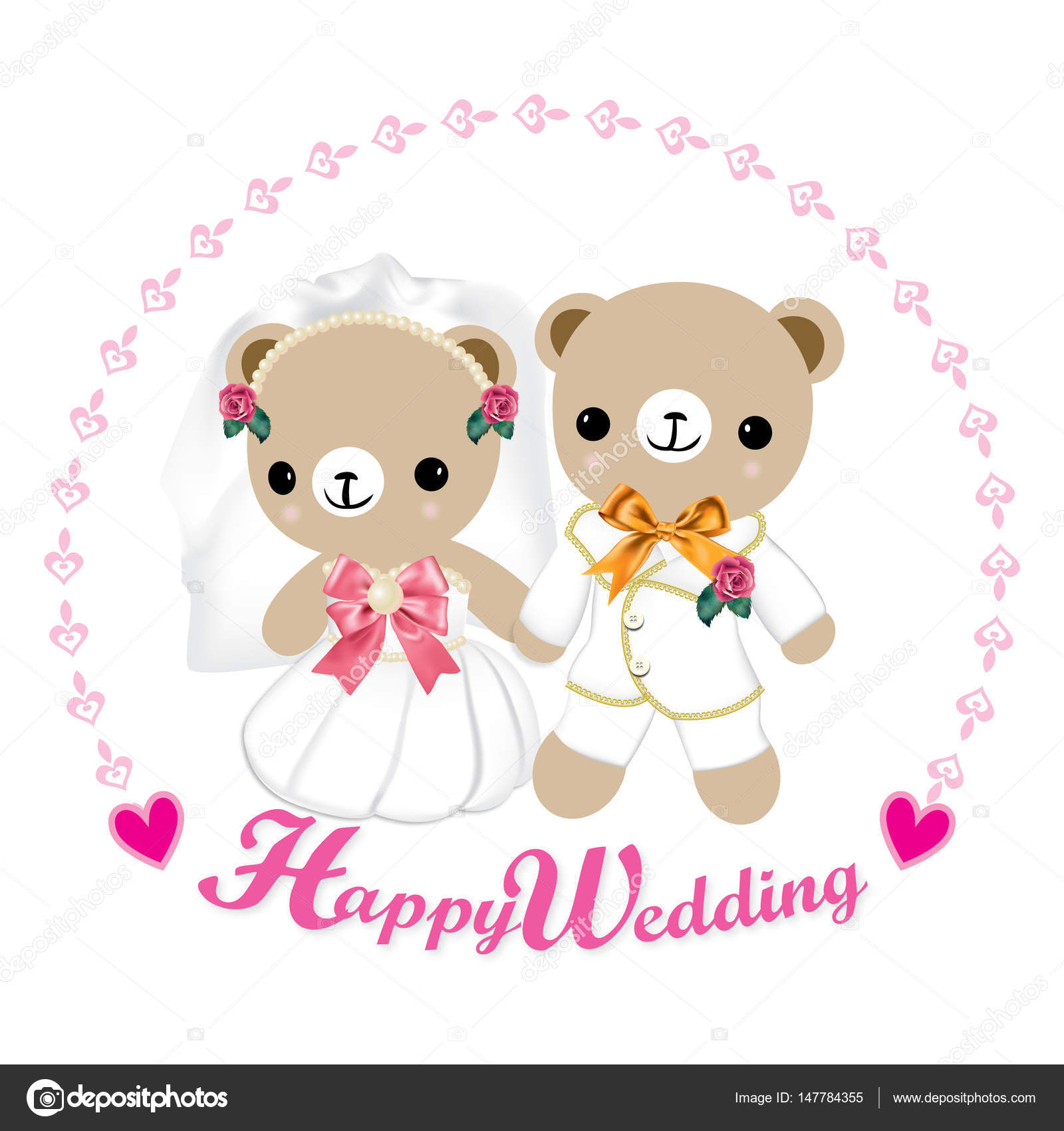 wedding teddy bears