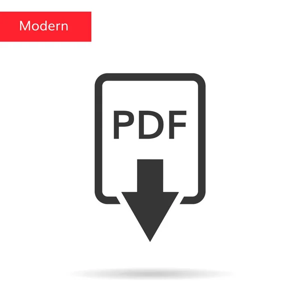 Télécharger l'icône pdf — Image vectorielle