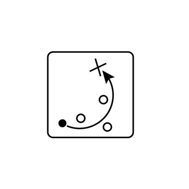 taktik planı simgesi