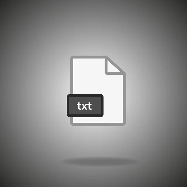 Txt εικονίδιο. TXT μορφή σύμβολο. txt διάνυσμα εισόδου — Διανυσματικό Αρχείο