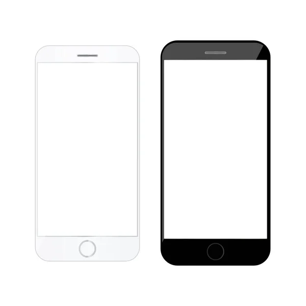 Gerçekçi smartphone Modern cep telefonu boş cep telefonu telefon mockup cep telefonu şablonu