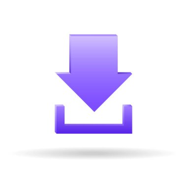 İzometrik düğmesini vektör illüstrasyon mavi modern indir 